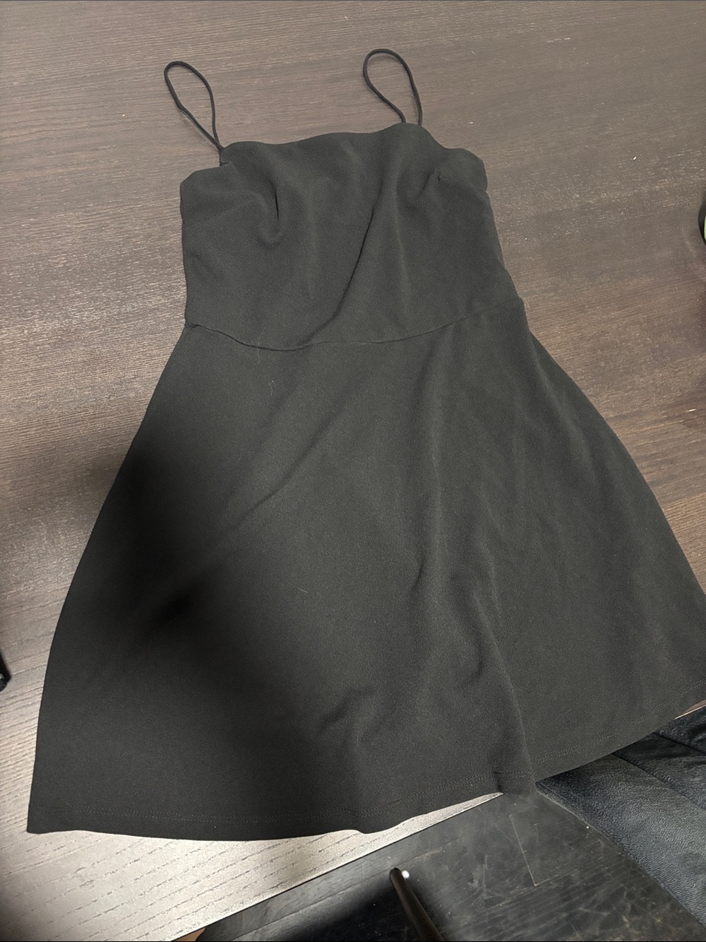 Classic Black Spaghetti-Strap Dress - Women